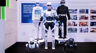 Debut Robot Cerdas AiMOGA Tampilkan Inovasi Layanan Publik