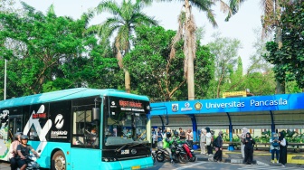 Layani Rute 9H hingga Mikrotrans, Halte Transjakarta Universitas Pancasila Kembali Beroperasi