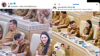 Netizen Dilarang Jeles, Gubernur Sherly dan Ahmad Luthfi Kompak Posting Foto Duduk Berdampingan
