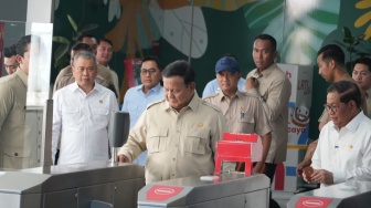 LRT Jakarta Lintas Kelapa GadingManggarai Diresmikan langsung Presiden Prabowo