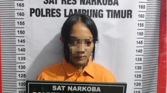 Dulu Viral Nangis Histeris Suami Ditembak Mati, Janda Muda Asal Jabung Diciduk Jadi Pengedar Sabu