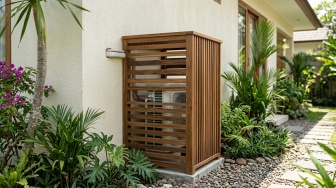 7 Cara Menyamarkan AC Outdoor agar Rumah Tetap Estetik, Jangan Asal Ditutup