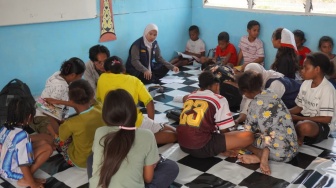 Ratusan Buku Hadir di Rumah Belajar Patriot, Bawa Cerita Baru Buat Anak-Anak Werianggi