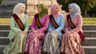 Bye Warna Kalem! Tren Cewek Buah Bikin Tampilan jadi Lebih Segar