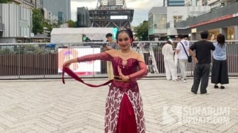 Tari Jaipong Asal Surade Sukabumi Pukau Panggung Asian Games 2026 di Jepang