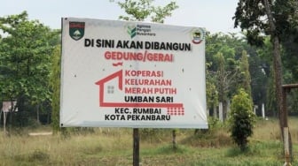 Viral Kopdes Bakal Dibangun di Lokasi Taman Poltek Rumbai Pekanbaru