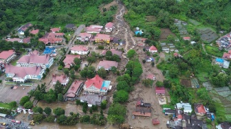 Banjir Bandang Terjang Solok, 200 KK Terdampak dan 2 Warga Hilang