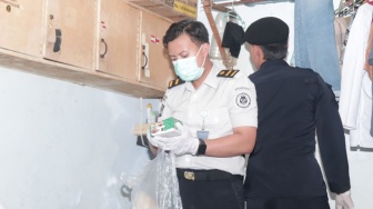 Razia Gabungan Lapas Kelas II A Kediri, Petugas Temukan Barang Berbahaya Ini