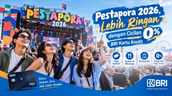 Serunya Pestapora 2026, Makin Ringan dengan Cicilan 0% BRI Kartu Kredit
