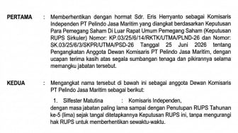 Pelindo Jasa Maritim Tunjuk Terpidana Penghina Jusuf Kalla Menjadi Komisaris Independen
