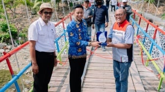 Dari Jembatan Kaluppini, Pertamina Sambungkan Kembali Harapan Warga Enrekang