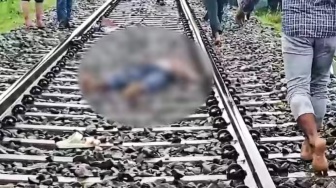 5 Siswa SMP Ditabrak Kereta, 4 Langsung Tewas dan 1 Kritis