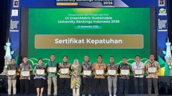Tembus 3 Besar PTS Nasional, Kampus Ini Naik 12 Peringkat di UI GreenMetric 2026