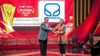 Infrastruktur Berdampak Bagi Masyarakat, Brantas Abipraya Raih Prominent Awards 2026