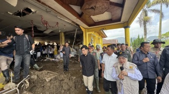 Tinjau Lokasi Banjir Bandang Solok, Gibran Pastikan Keselamatan dan Kebutuhan Warga Terpenuhi