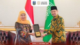 Courtesy Call dengan Konjen RI di Jeddah, Gubernur Jatim Dorong Penguatan Layanan Finansial bagi PMI