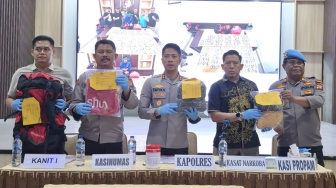 Polres Dumai Gagalkan 3 Kg Cartridge Narkoba ke Medan