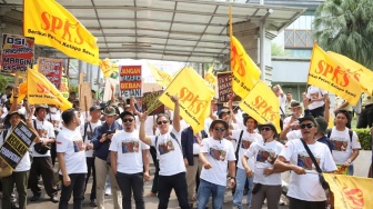 Demo di Kantor Danantara, SPKS Tolak Fee Ekspor DSI: Jangan Bebankan Biaya Baru ke Petani Sawit