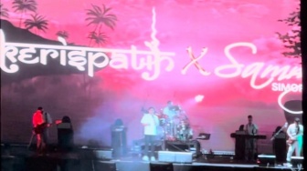 Sammy Simorangkir Bawakan Lagu-Lagu Kerispatih, Pestapora 2026 Larut dalam Nostalgia