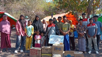 Solidaritas Kemanusian, Kilang Plaju Bantu Pengungsi Gempa Manggarai, Salurkan Sembako hingga Popok