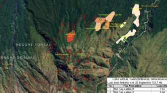 Membara! Begini Kondisi Terkini Kebakaran Hutan di Jalur Gunung Rinjani