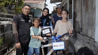 BRI Peduli Wujudkan Impian Murid Asal Semarang Ini Agar Punya Sepeda untuk Sekolah