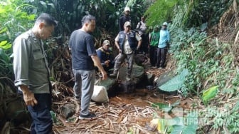 Sungai Cikole Mengering, Petani Sukabumi Temukan Tengkorak dan Tulang Belulang Manusia