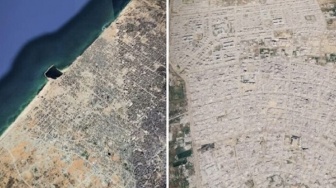 Google Maps Rilis Citra Satelit Terbaru: Jalur Gaza Berubah Jadi Lautan Puing