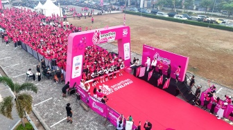 SMARTFREN 5G Fun Run Palembang, Ajak Lebih dari 1.000 Peserta Rasakan Serunya Olahraga Lari