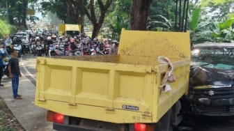Tabrakan Beruntun 4 Kendaraan di Jalur Cugenang-Cianjur, 4 Orang Dilarikan ke RSUD Sayang