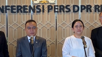 Ribuan Buruh Demo di DPR, Dasco Pastikan Pimpinan Siap Terima Perwakilan