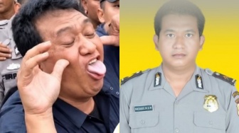 Polda Bengkulu Minta Maaf, Polisi yang Julurkan Lidah ke Demonstran Dikurung Patsus