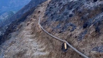 Jalur Pendakian Torean dan Senaru Gunung Rinjani Tutup