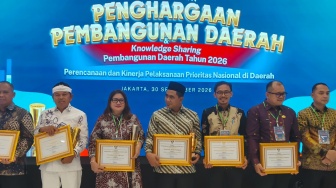 Sulsel Tempati Peringkat IV Penghargaan Pembangunan Daerah 2026 Bappenas