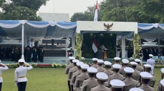 Prabowo Pimpin Upacara di Lubang Buaya, Puan Bacakan Ikrar Hari Kesaktian Pancasila