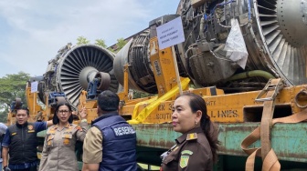 Polda Kepri Ungkap Kasus Jual Beli Mesin Pesawat Bekas Senilai Rp30 Miliar