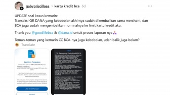 Sempat Ada Transaksi Misterius, DANA Protection Kembalikan Limit Kartu Kredit Warganet