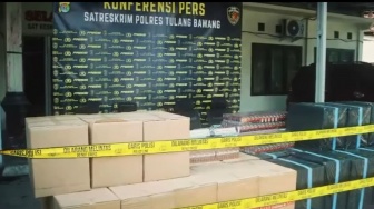 Ngaku Bawa MBG, Dua Pikap di Tulang Bawang Ternyata Selundupkan Rokok Ilegal Senilai Rp1,2 Miliar