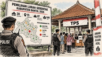 Pilur Serentak Bantul Digelar Besok, 15 TPS Dipetakan Rawan hingga Sangat Rawan