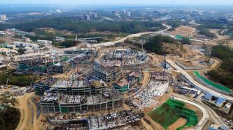 Kompleks DPR hingga MK di IKN Ditargetkan Rampung 2028