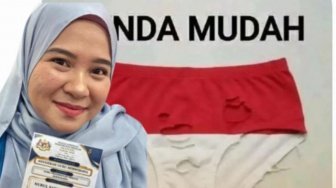 Viral Diduga Guru Berjilbab Pamer Celana Dalam Merah Putih Ejek Timnas Indonesia