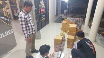 Bisnis Gelap Terbongkar! Penimbun 5.920 Bungkus Rokok Tanpa Cukai di Mesuji Ditangkap