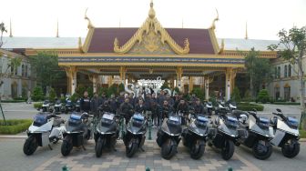 Komunitas Motor Listrik OMO-X Gelar City Ride Perdana di Jakarta