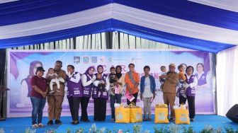 Perkuat Peran Posyandu Pada Enam Bidang SPM, TP Posyandu Pusat Beri Asistensi di Sorong