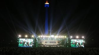 Tablig Akbar di Monas, Ribuan Jemaah Panjatkan Doa untuk Indonesia