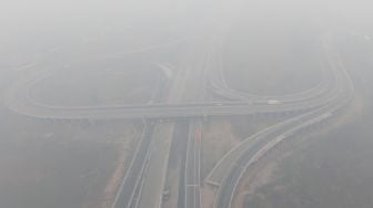 Sumatera Selatan Berselimut Kabut Asap, 1.324 Titik Panas Terdeteksi