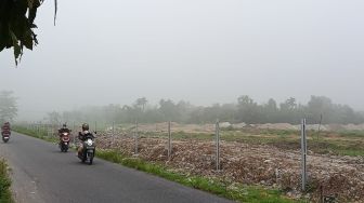 Kualitas Udara Pekanbaru Sangat Tidak Sehat, Kabut Asap Makin Pekat