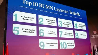 PT Kereta Api Indonesia (Persero) meraih dua penghargaan dalam Danantara Indonesia CX100 Award 2026 yang digelar di Auditorium Wisma Danantara Indonesia, Jakarta, Selasa (13/10/2026). [handout]