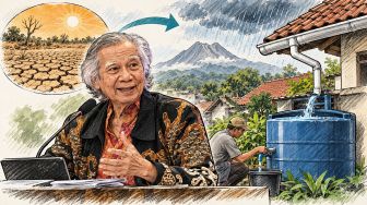 Belajar Hadapi Kekeringan dari Romo Kirjito, Mamanen Air Hujan yang Jatuh dari Langit