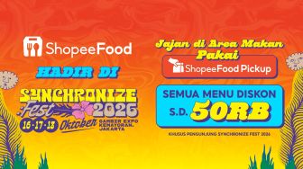 Nonton Synchronize Fest 2026 Makin Praktis, ShopeeFood Hadirkan Layanan Pesan Makanan Tanpa Antre